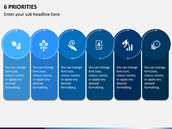 6 Priorities PPT Slide 1
