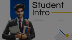 Student Intro Animated Presentation - SketchBubble