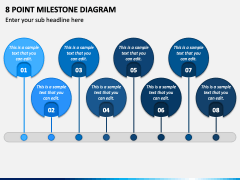 8 Point Milestone Diagram PPT Slide 1