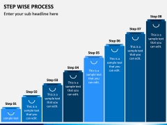 Step Wise Process PPT Slide 7