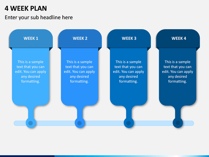 4 Week Plan PPT Slide 1