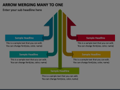 Arrow Merging Many to One Animated Presentation - SketchBubble