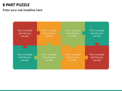 8 Part Puzzle PPT Slide 2