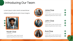 Green Orange Presentation Theme PPT Slide 8