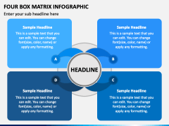 Four Box Matrix Infographic PPT Slide 2