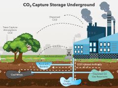 Carbon Sequestration PowerPoint Template and Google Slides Theme