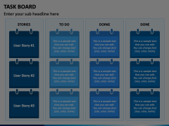 Task Board PowerPoint and Google Slides Template - PPT Slides