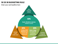 50 20 30 Budgeting PowerPoint and Google Slides Template - PPT Slides