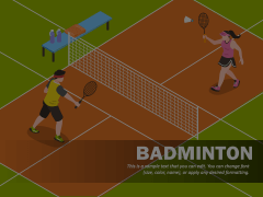 Badminton Theme - Free Download | PowerPoint Template & Google Slides