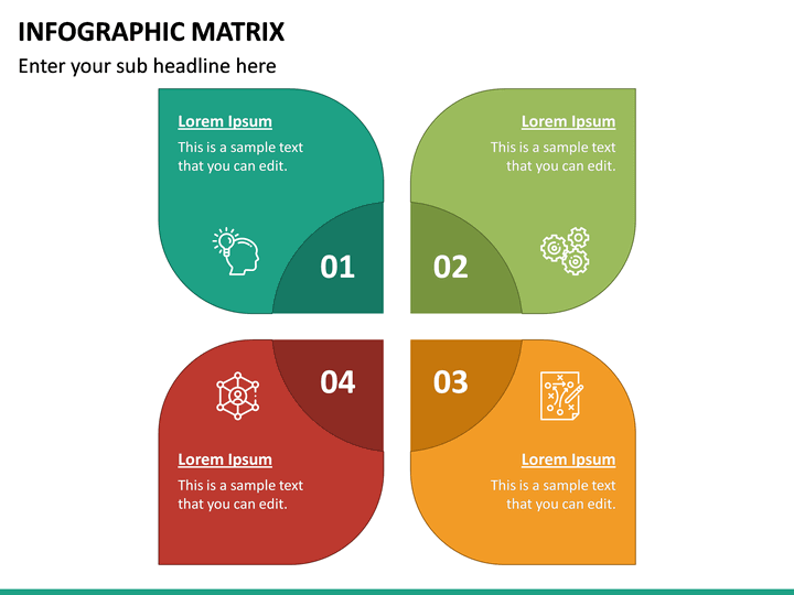 Infographic Matrix PowerPoint Template | SketchBubble