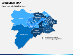 Edinburgh Map for PowerPoint Template and Google Slides