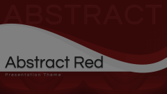 Abstract Red Theme Animated Presentation - SketchBubble