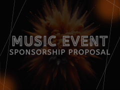 Music Event Sponsorship Proposal Animated Presentation - SketchBubble
