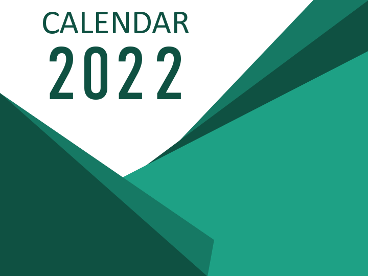 Calendar 2022 T5 PPT Slide 1