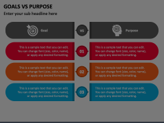 Goals Vs Purpose Animated Presentation - SketchBubble