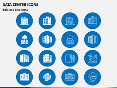 Data Center Icons PPT Slide 1