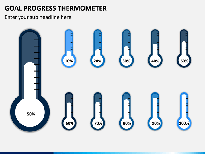 Goal Thermometer PowerPoint Template