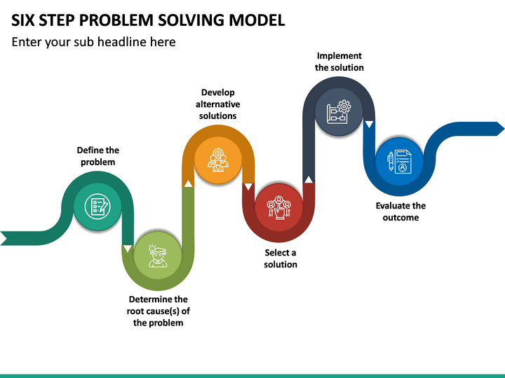 what are the six problem solving steps