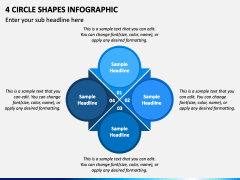 4 Circle Shapes Infographic PPT Slide 2