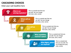 Cascading Choices PowerPoint and Google Slides Template - PPT Slides