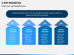 4 Top Priorities PPT Slide 1
