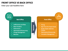 Front Office vs Back Office PPT Slide 3