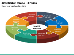 3d Circular Puzzle - 8 Pieces PPT Slide 2