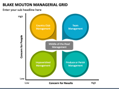 Blake Mouton Managerial Grid PPT Slide 3