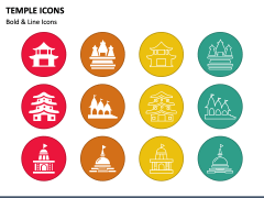 Temple Icons PPT Slide 2