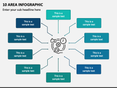 10 Area Infographic PPT Slide 1