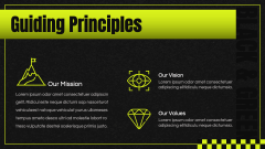 Black and Green Presentation Theme PPT Slide 4