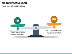 Yes No Balance Scale Free PPT Slide 2