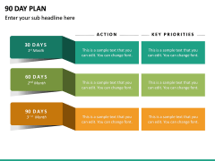 90 Days Plan Free PPT Slide 2