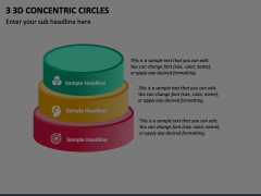 3 3D Concentric Circles Animated Presentation - SketchBubble