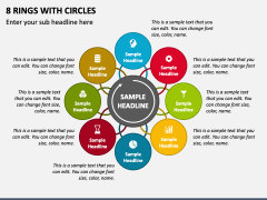 8 Rings with Circles PPT Slide 2