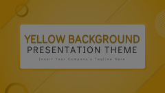 Yellow Background Theme Animated Presentation - SketchBubble