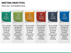 Meeting Objectives free PPT Slide 2