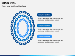 Chain Oval PPT Slide 1