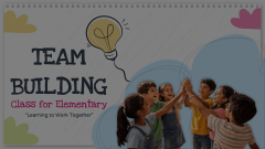 Team Building Class for Elementary Animated Presentation - SketchBubble