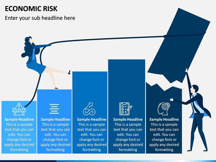 Economic Risk PowerPoint Template PPT Slides SketchBubble