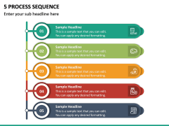 5 Process Sequence PPT Slide 2