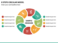 8 Steps Circular Model PPT Slide 2
