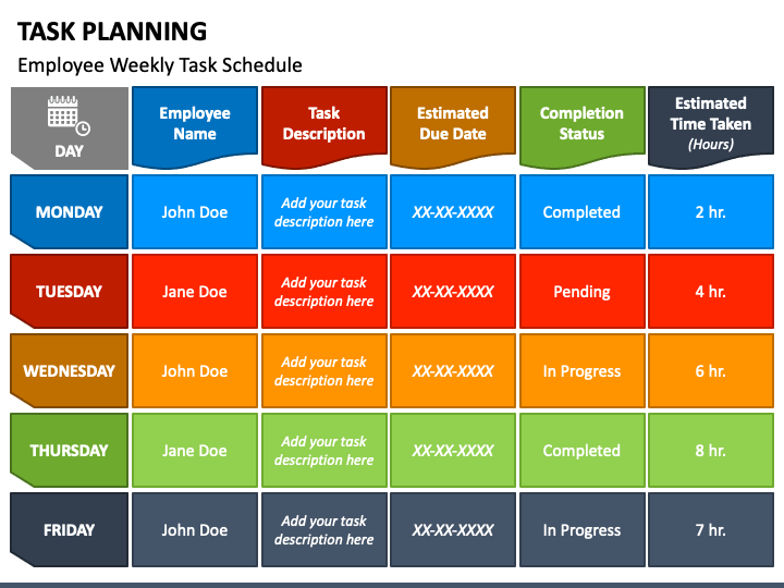 Task Planning PPT Slide 1