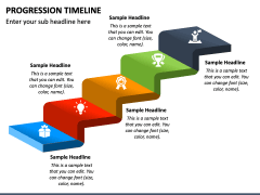 Progression Timeline PowerPoint Template - PPT Slides