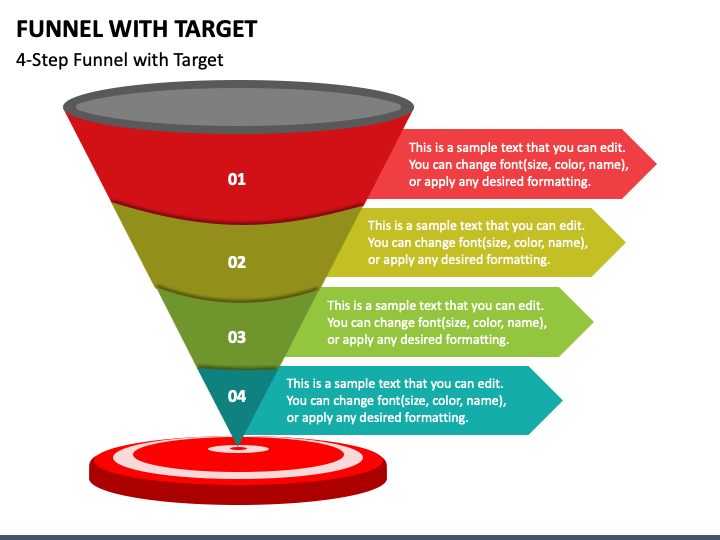 Funnel With Target PPT Slide 1