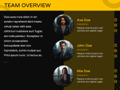 Yellow and Black Presentation Theme PPT Slide 8