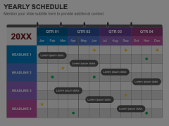 Yearly Schedule Animated Presentation - SketchBubble