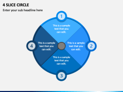 4 Slice Circle PPT Slide 2