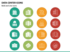 Data Center Icons PPT Slide 2