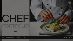 Chef Portfolio Animated Presentation - SketchBubble